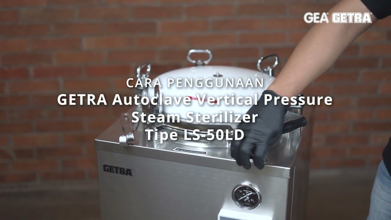 Kemasan Botol Bersih dan Steril | GETRA STEAM STERILIZER-LS 50LD