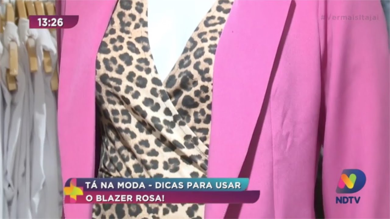 Tá Na Moda: Dicas para usar o blazer rosa