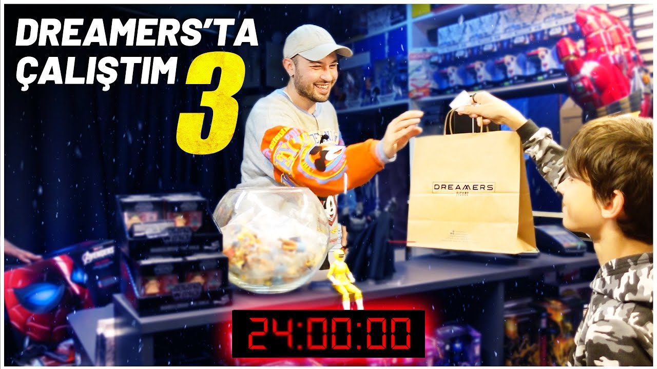 Figür Dükkanında Bir Gün Çalıştım 3 !! 🤩 | DREAMERS