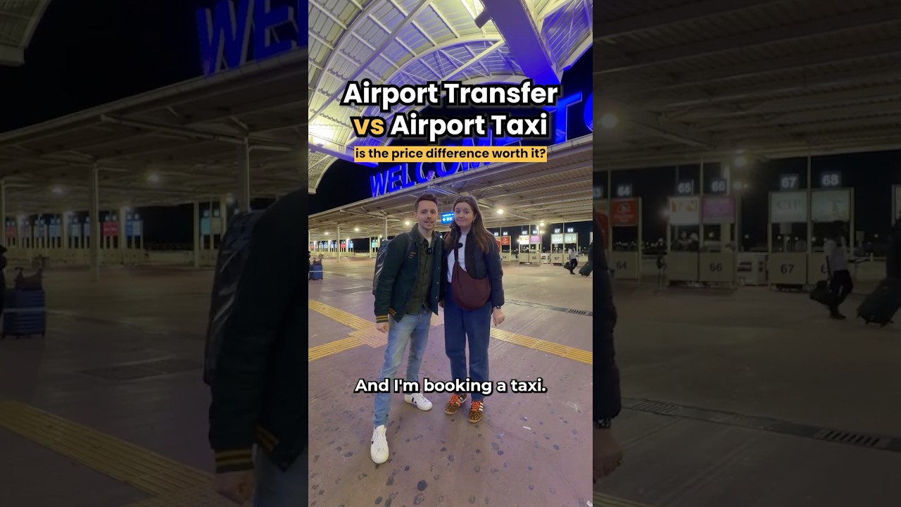 Airport transfer vs private taxi 🚎🚕 WHO WILL WIN?