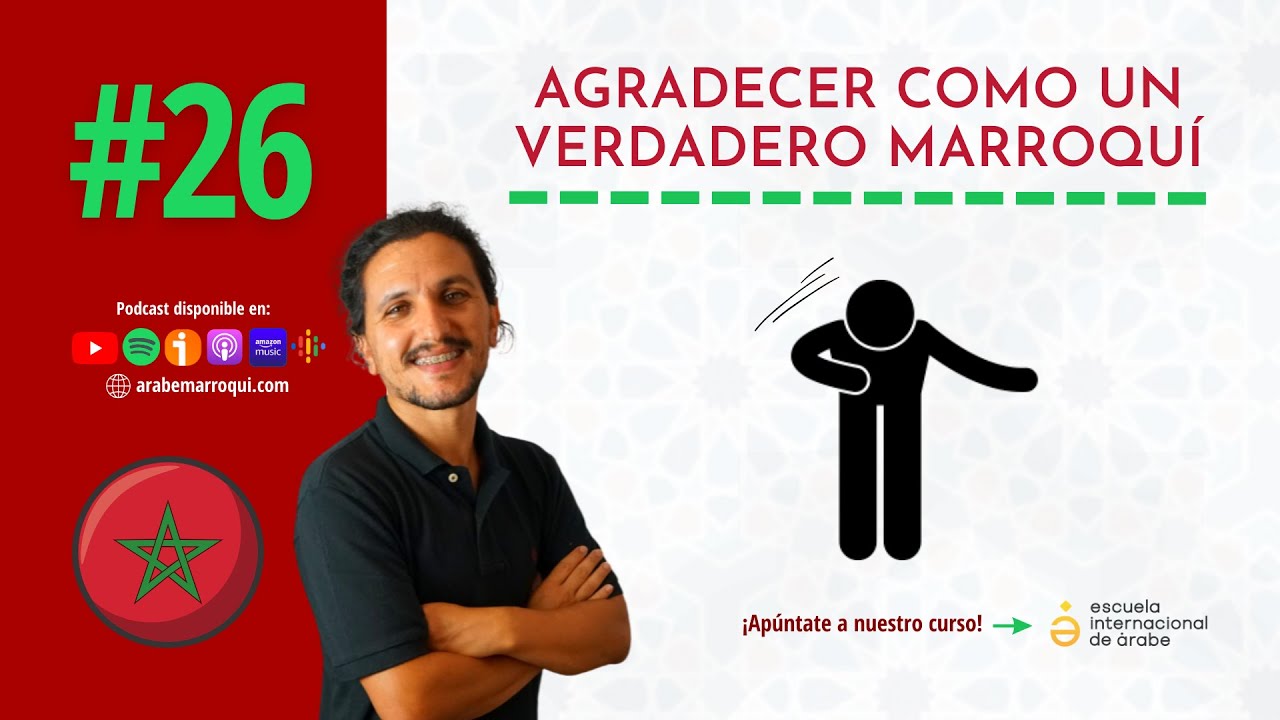 Así puedes dar las gracias como un verdadero marroquí 🇲🇦 Árabe Marroquí Dariya / Darija #26