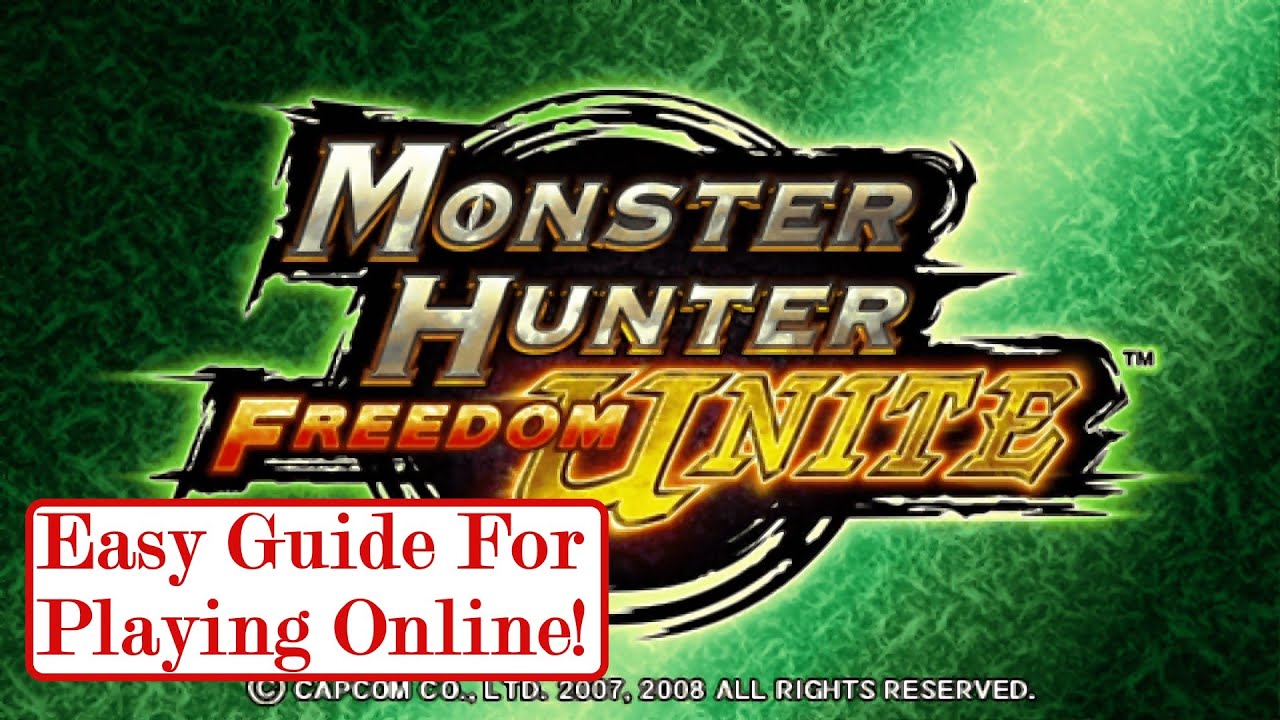 Monster Hunter Freedom Unite Online Guide for Windows! | HunsterVerse Server