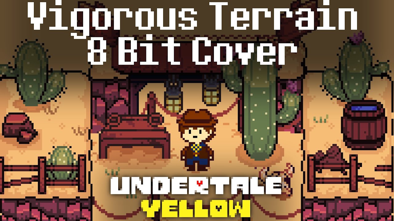 Vigorous Terrain - Undertale Yellow - 8 Bit Cover
