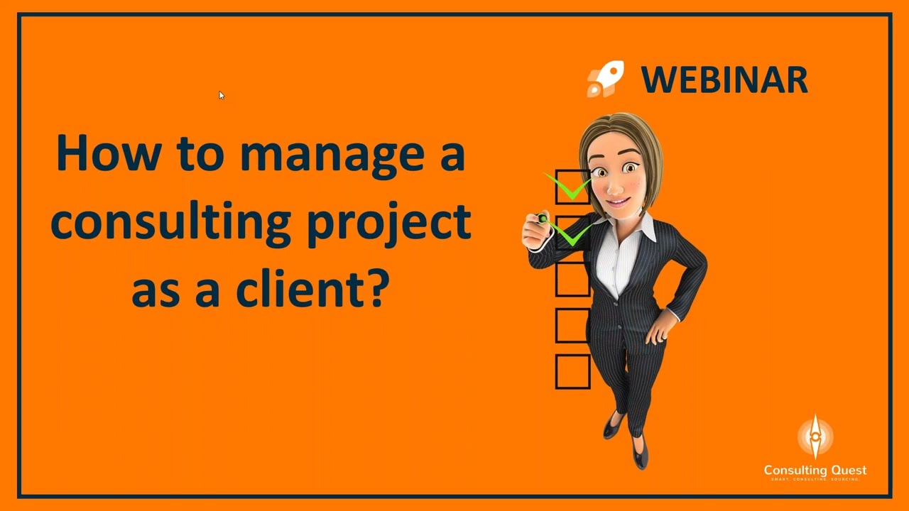 How to manage a consulting project as a client?