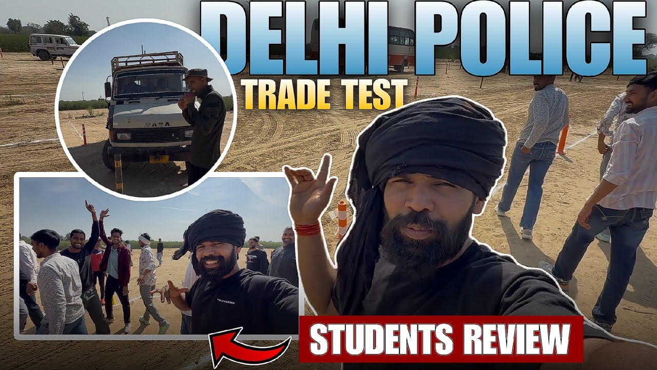 Delhi Police All Government Job, Driving Test, Full  Information In This Vlog.🥰🥰