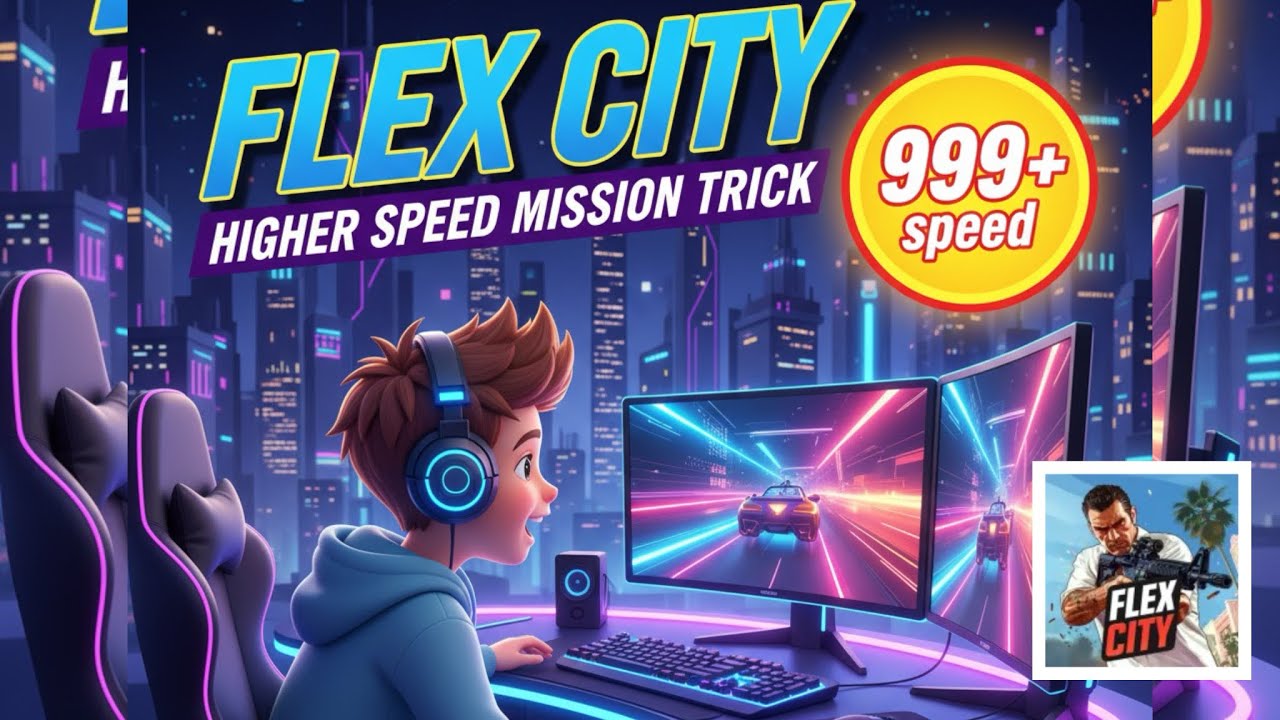 Flex City: Secret Speed Glitch Trick! | Highest Speed Mission Hack 🔥🚀