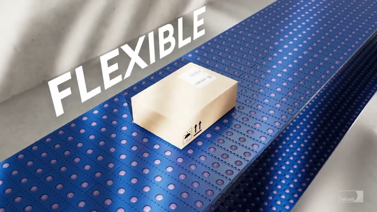 Habasit’s Sphere Top Belt | Effortlessly rotate, redirect, and move goods