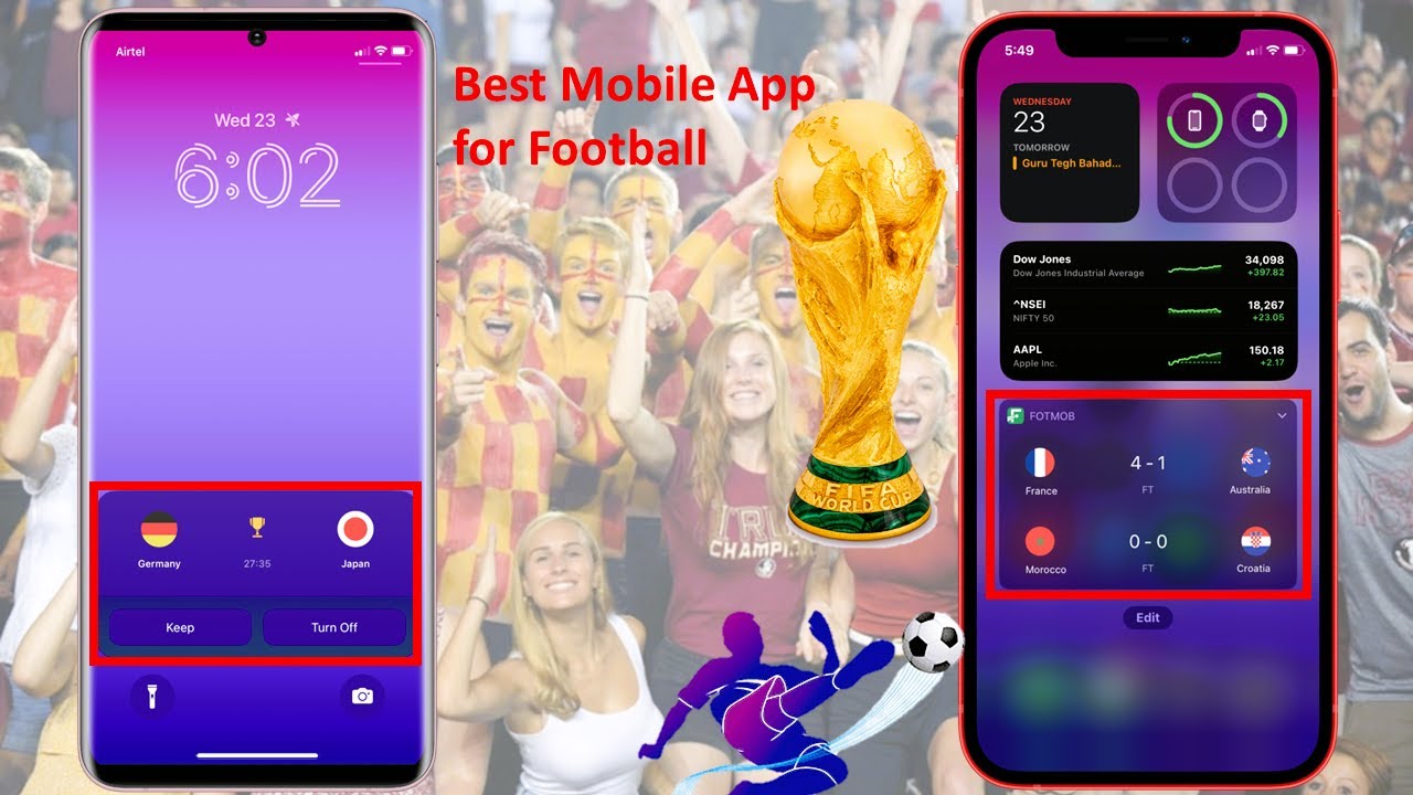 Best Mobile App for Football Track Live Score & Activities (Live Score on Lock Screen & Widgets)
