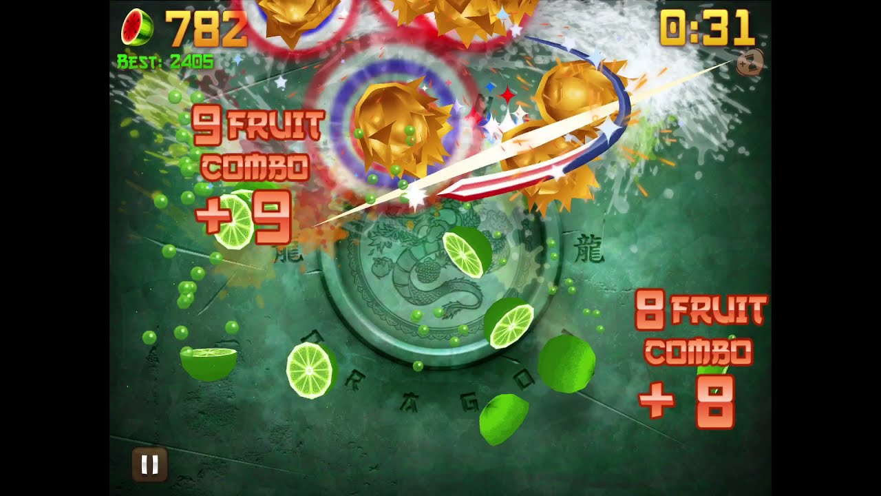 Fruit Ninja ZEN New World Record 2584