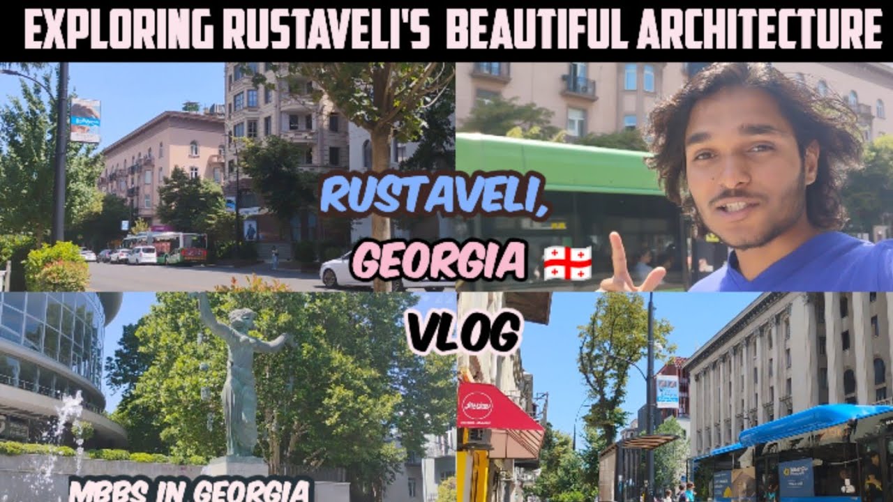 Exploring Rustaveli's beautiful old Architecture| Rustaveli, Georgia 🇬🇪 |MBBS in Georgia