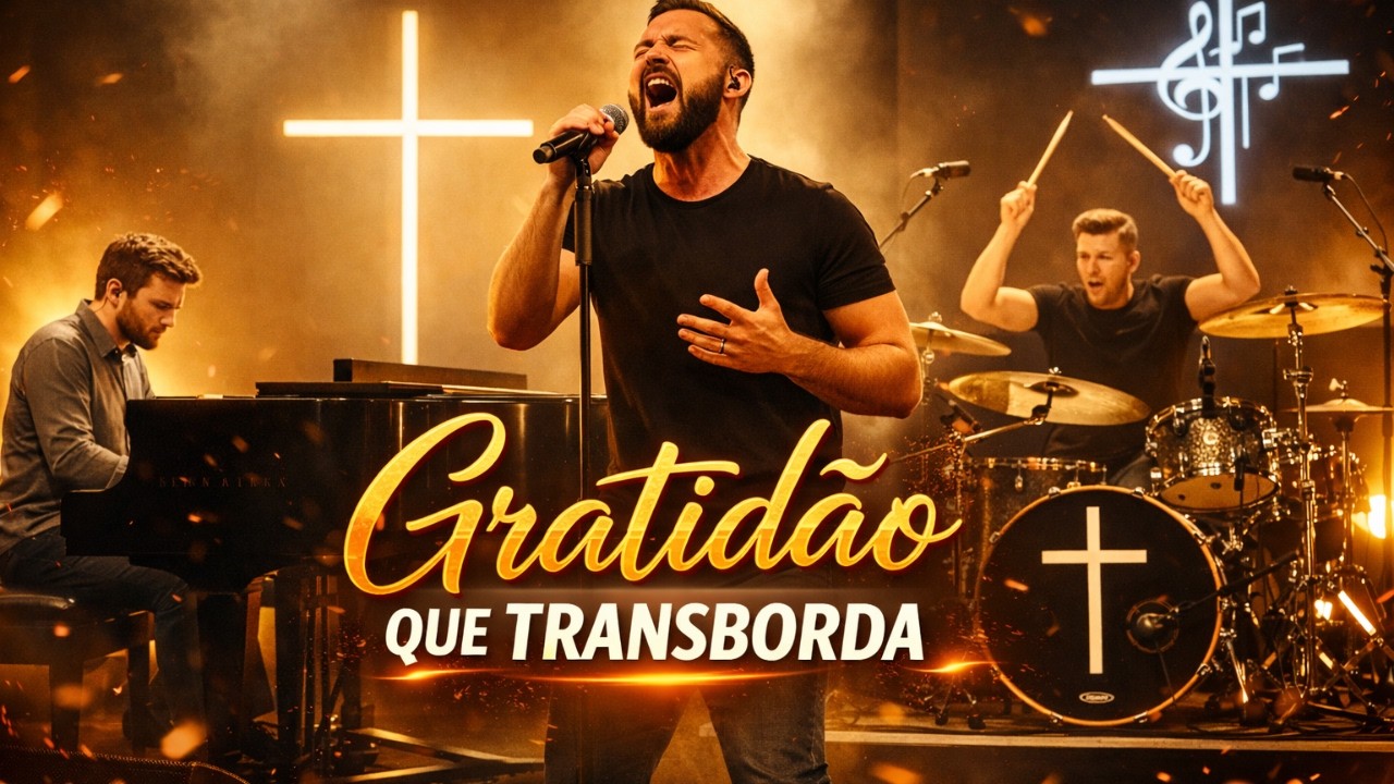 Gratidão que Transborda | Louvor Pentecostal 2025 / Música Gospel de Vitória / Adoração