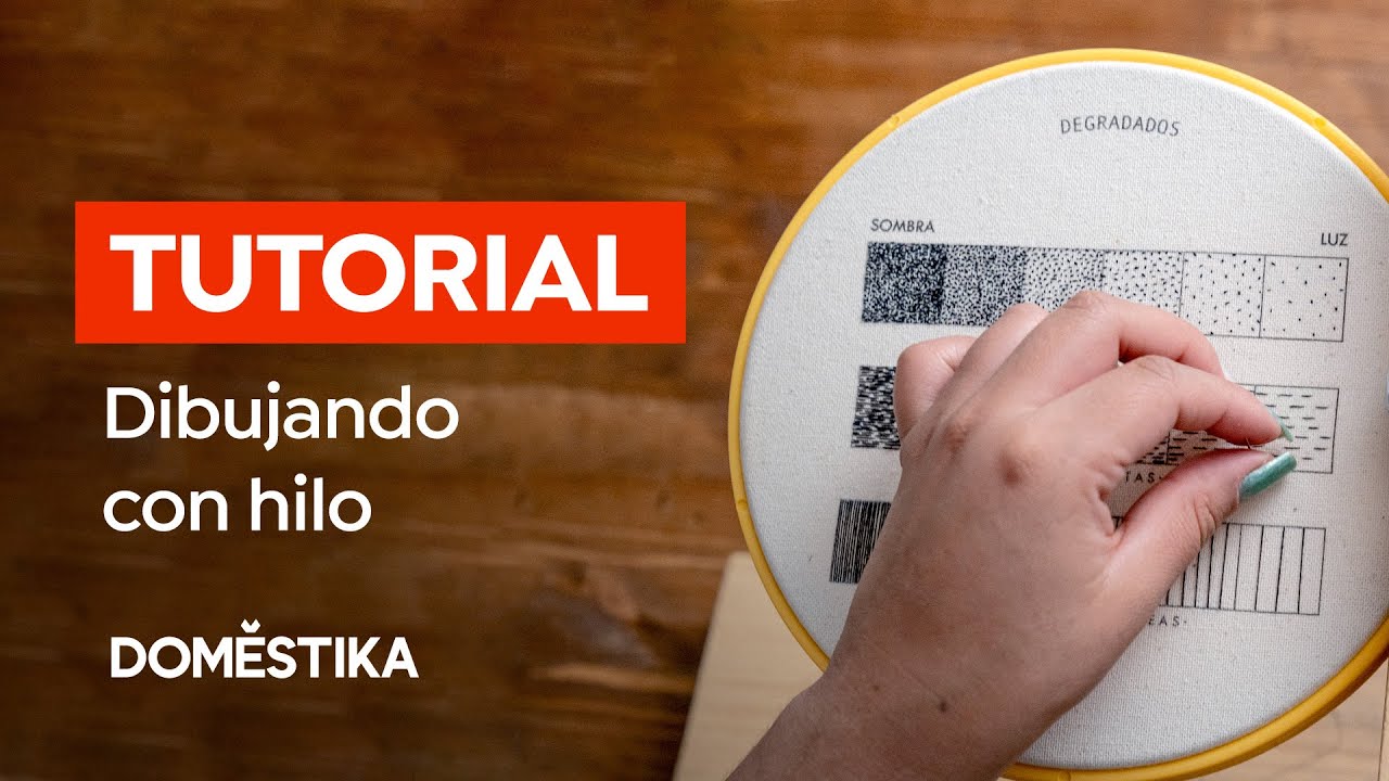 Tutorial Bordado: dibujos con hilo negro | Ceci Santamaría | Domestika
