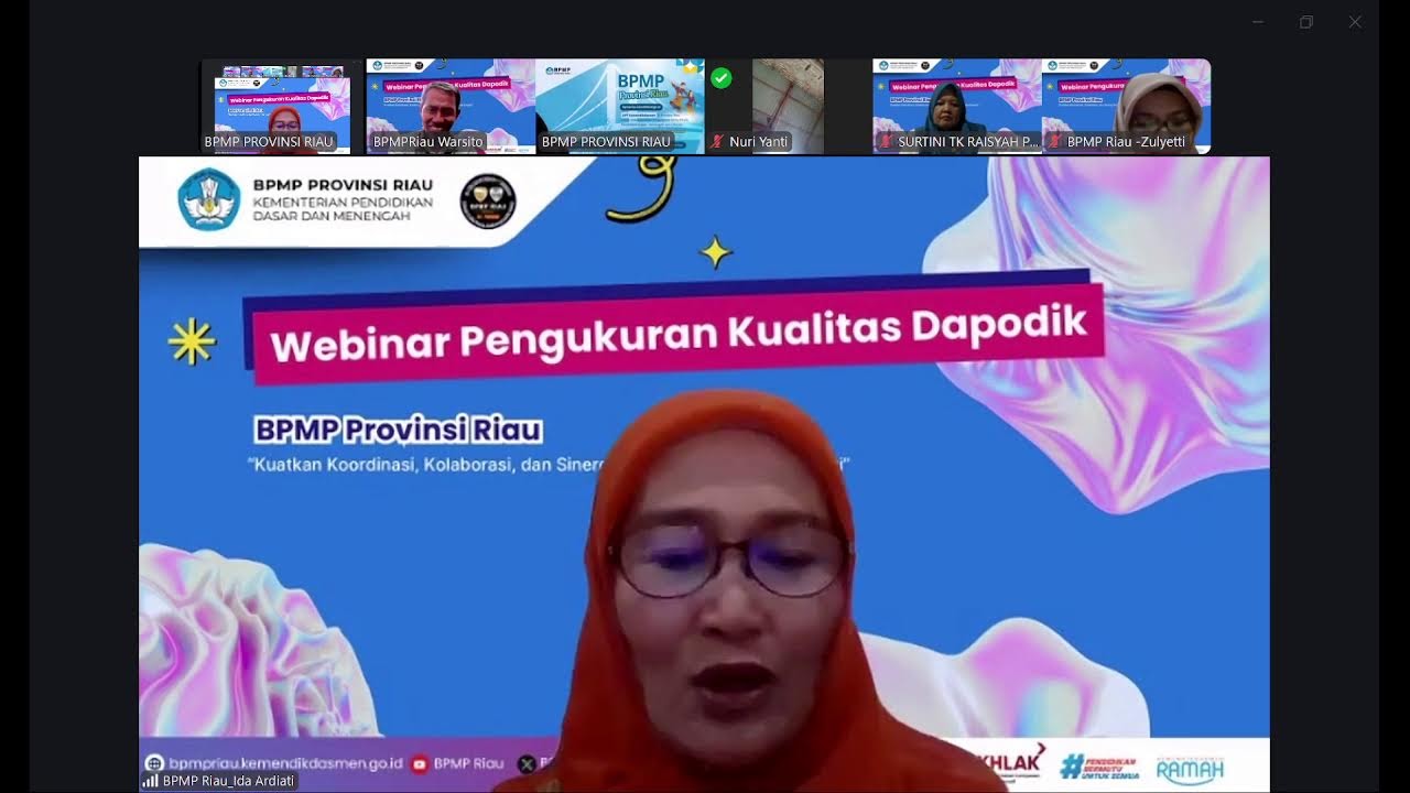 Webinar Pengukuran Kualitas Dapodik
