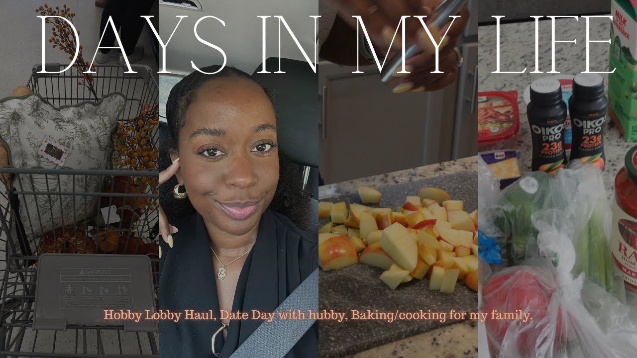 Days in my life as a mom vlog 🛒🍂🍎 Simple Fall decor, Baking Apple Fritter, Home Decor Haul & More.