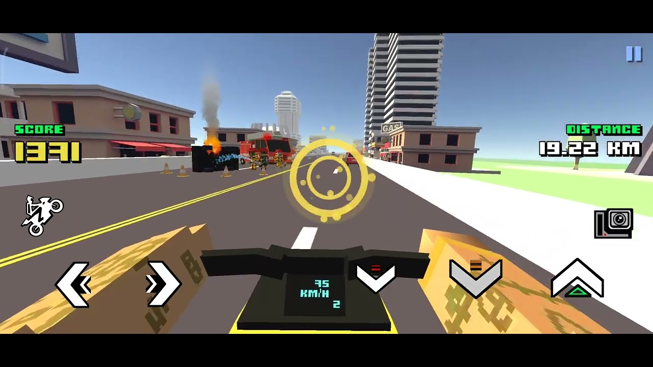 I think, I did a new world record - Blocky Moto Racing gameplay