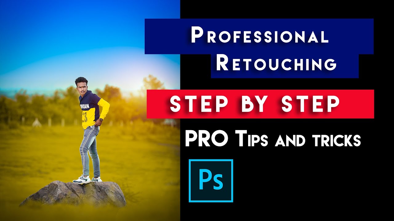 dark yellow tone retouching in photoshop | step by step  | by mukeshmack