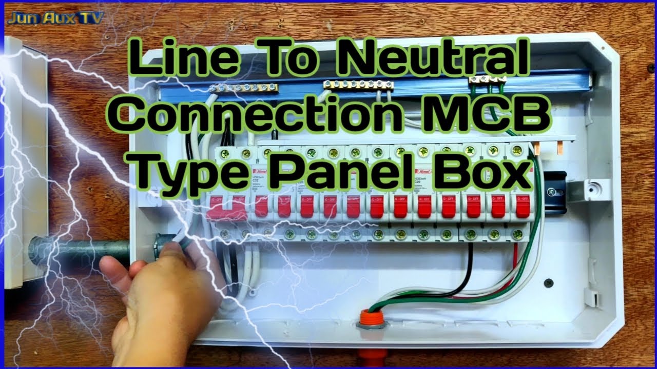Line To Neutral Connection MCB Type Panel Box