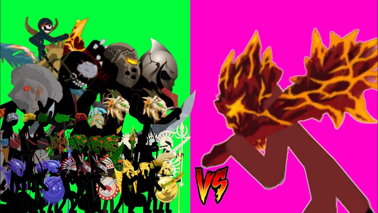 All Faction Units vs the Terrifying Titan Lava Tribes 🔥 Epic Battle | Stick War Legacy