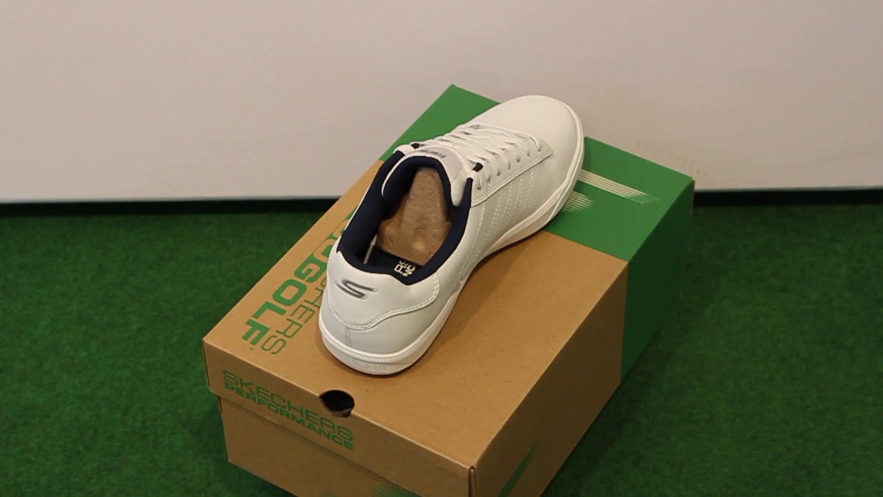 SKECHERS GOGOLF DRIVE 4 HVIDE HERRE GOLFSKO