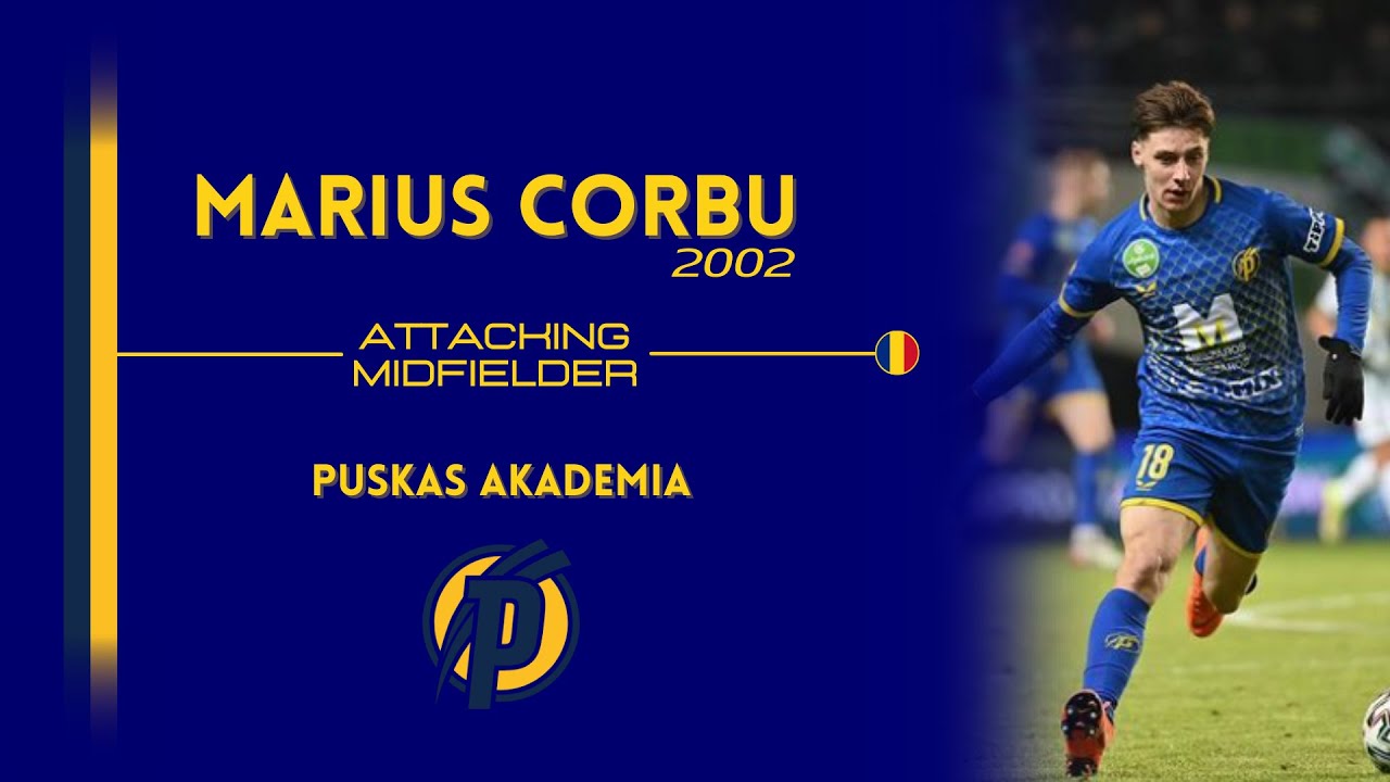 Marius Corbu (AM, 2002) | Romania - Ak. Puskas | Goals, dribbles & passing