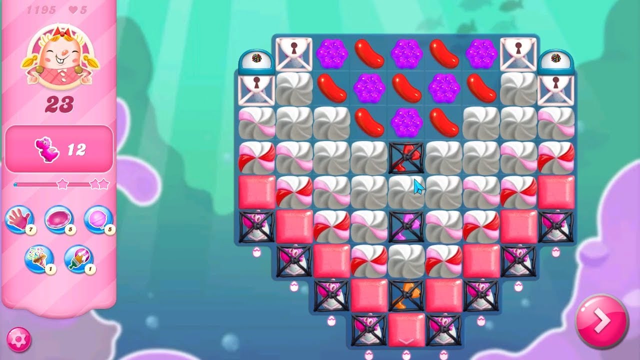 Candy Crush Saga LEVEL 1195 NO BOOSTERS (new version)🔄✅