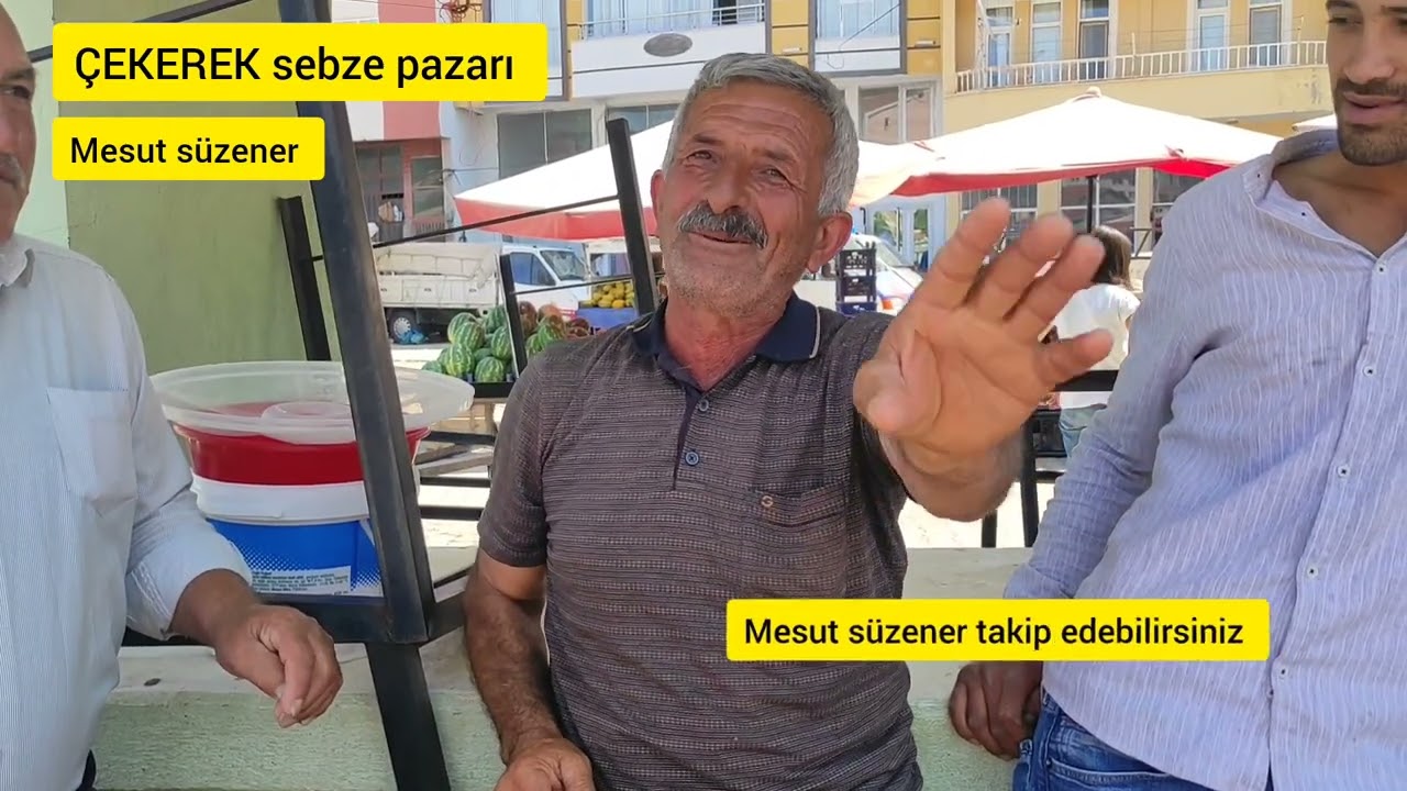 çekerek sebze pazarı çekimlerim iyi seyirler YouTube kanalıma abone yani takip edin haberiniz olsun.