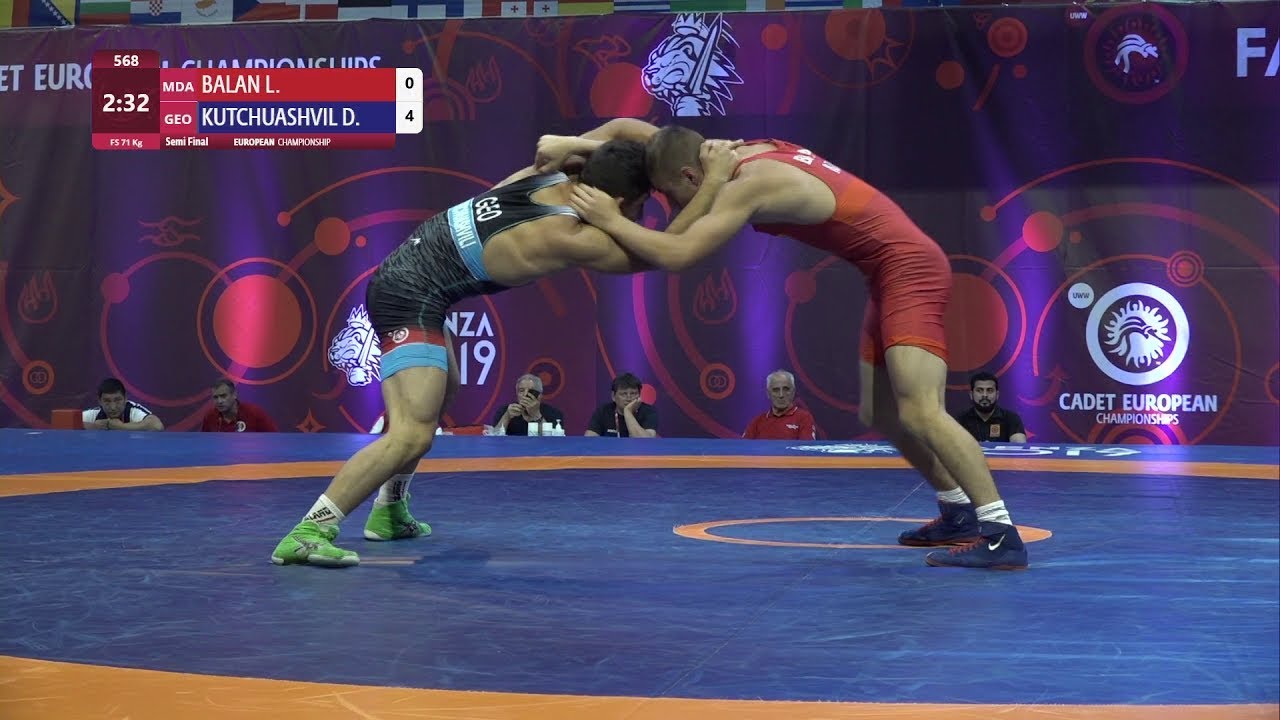 1/2 FS - 71 kg: L. BALAN (MDA) v. D. KUTCHUASHVIL (GEO)