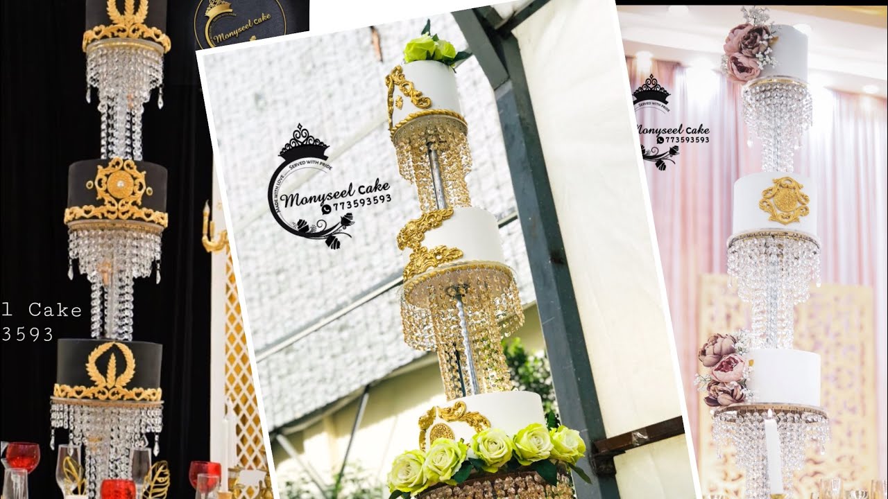 خطوات عمل كيكة زفاف