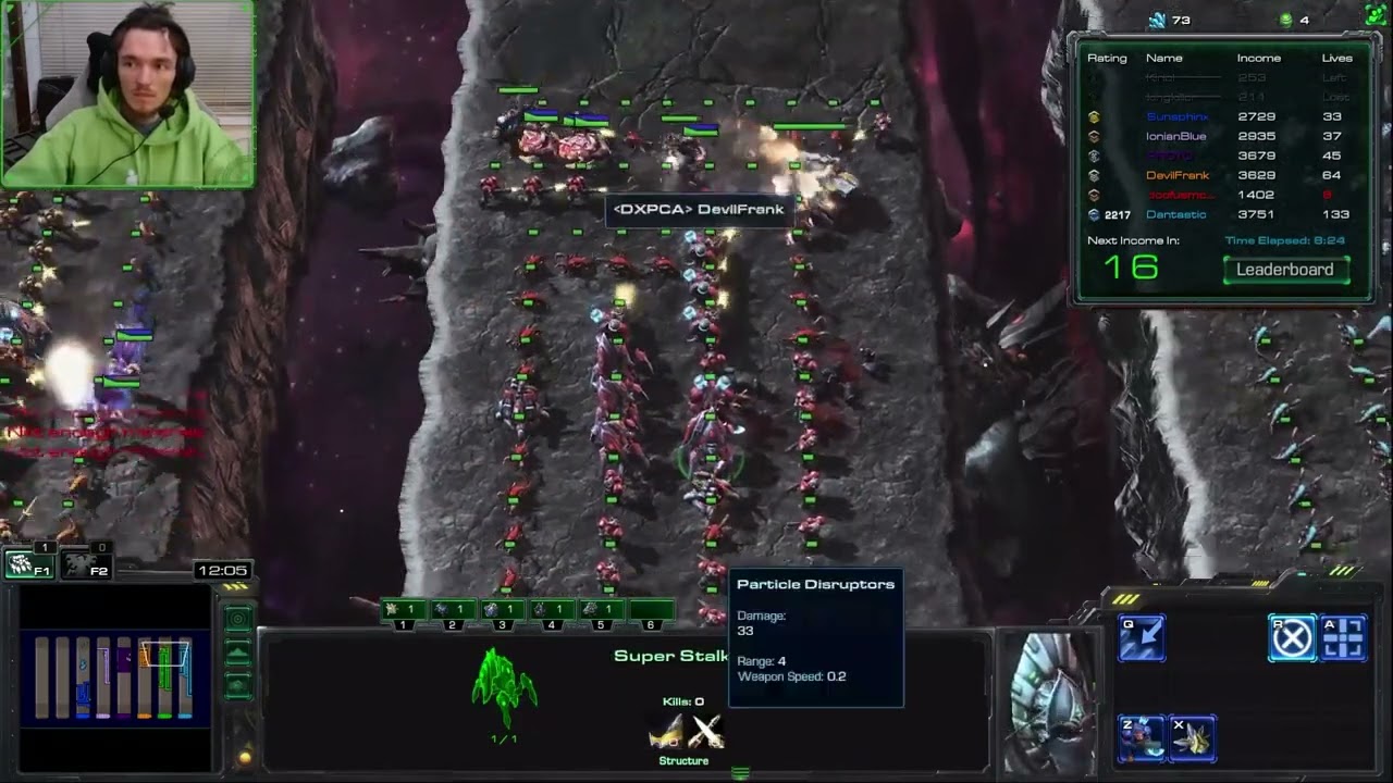 63 Victories Versus the Field. Line Tower Wars Defense! SC 2 Mods