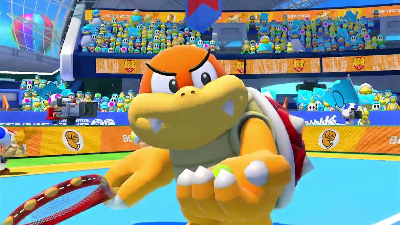 MARIO TENNIS ACES KAMEK VS BOOM BOOM PART 29