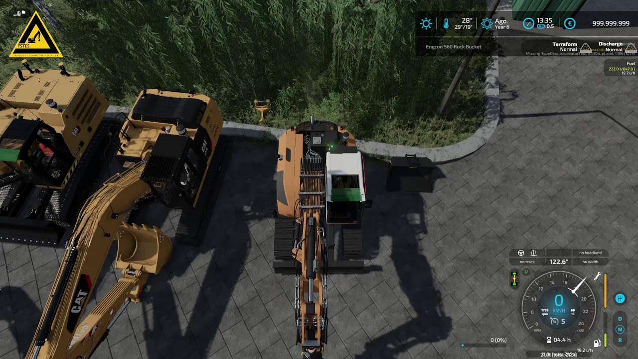 Live_The Rock PW/TP #fs22 #fs22publicworks #fs22travauxpublics #FSTES