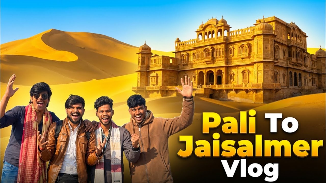 Golden City Jaisalmer ✨ | Pali to Jaisalmer Train Journey | Travel Vlog | Part 1