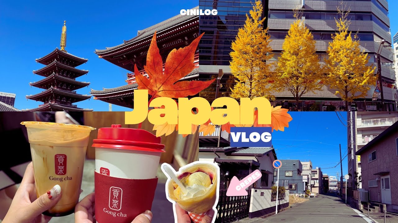 Japan’s short trip vlog with my sister! (food, city view, explore Asakusa, Shibuya, Harajuku, etc)