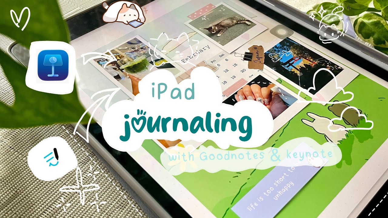 Simple & cute iPad journal ideas | digital journal #journal with me