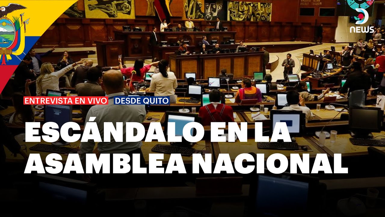 ⚠️ Se profundiza la crisis política tras duras acusaciones entre asambleistas en Ecuador | DNews