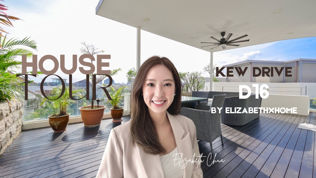 [SOLD] D16 Kew Drive Freehold Semi-D Home Tour | High Ceiling, Private Koi Pond | SG Landed Property