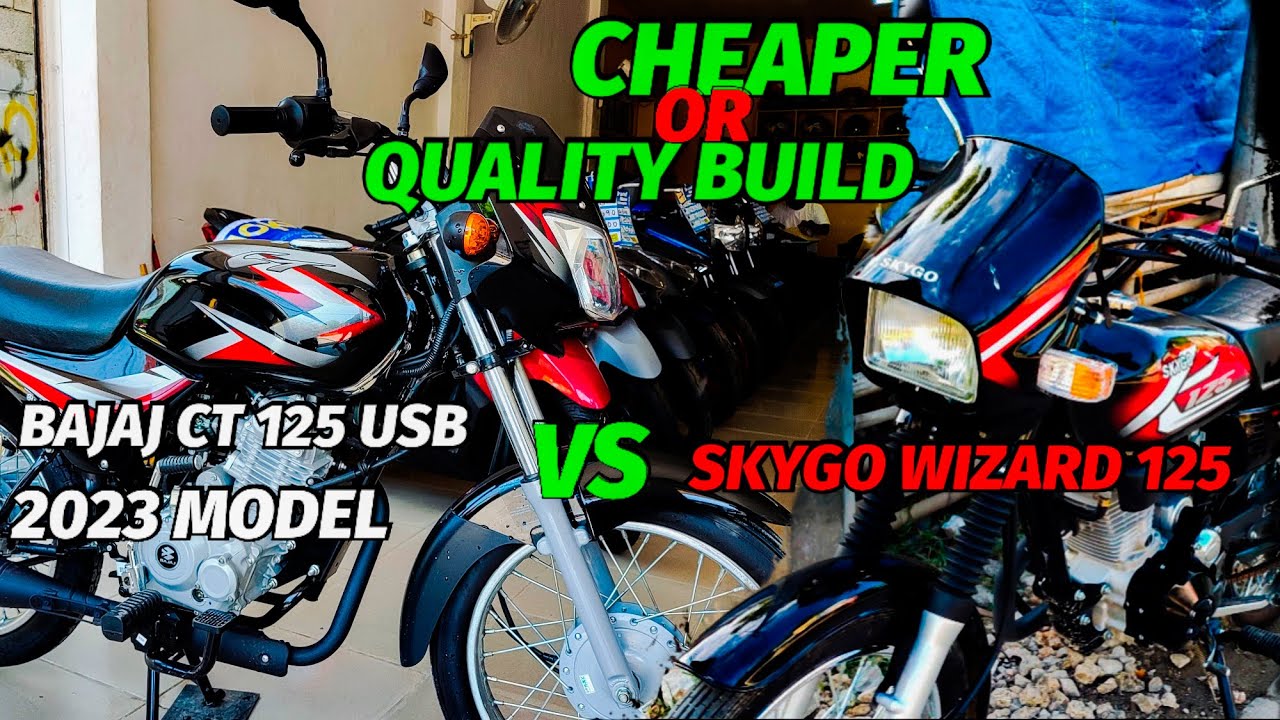 ALIN ANG MAS MALAKAS SA KANILA? SKYGO WIZARD 125 VS BAJAJ CT 125 .