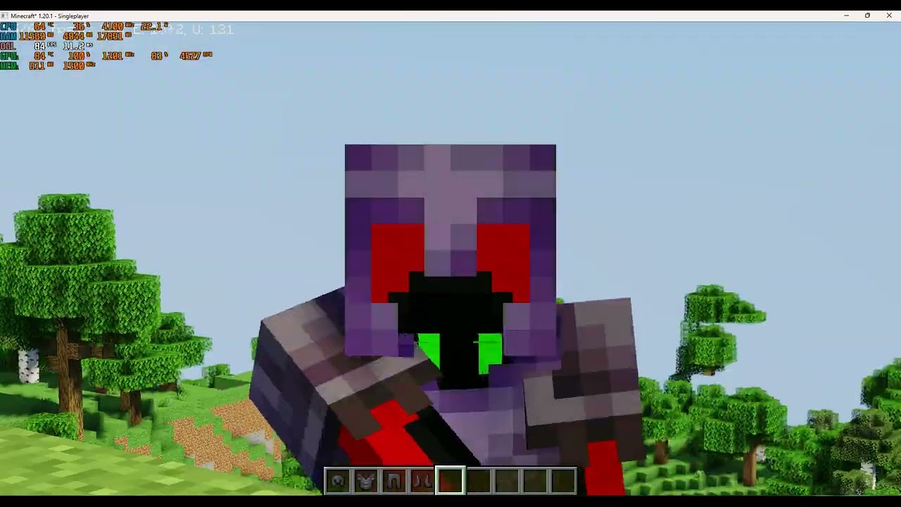 Minecraft 1.20 RX 550 4GB + i3 10100 With Shaders
