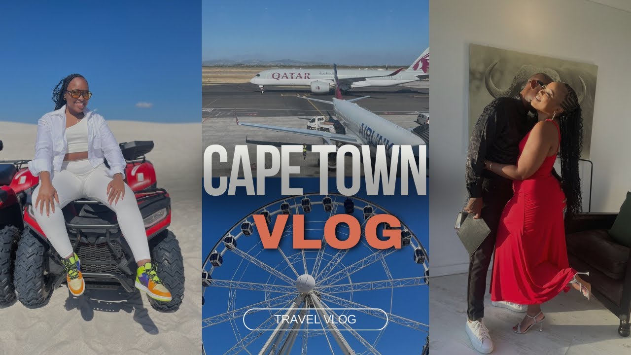 #travelvlog : Cape Town Vacay! + Boat Cruise, Quad Bikes, Dinner & more. South African YouTuber 🇿🇦