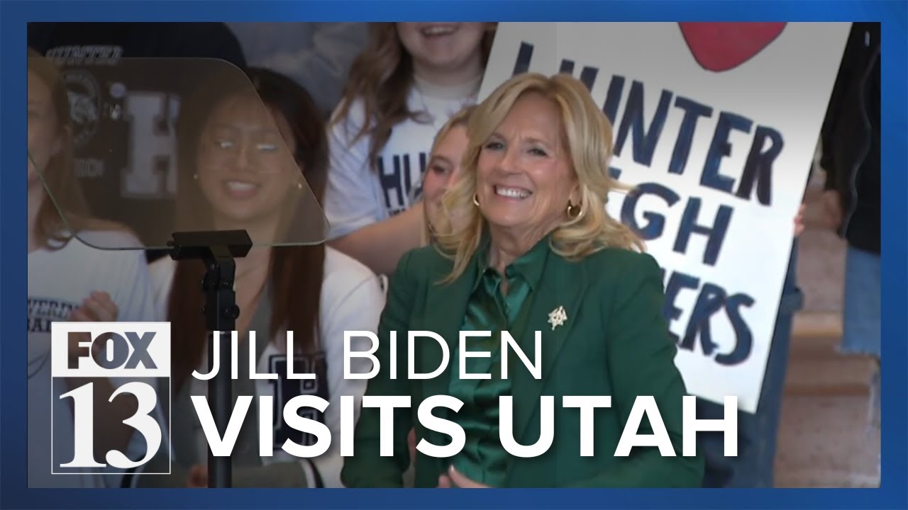 First Lady Jill Biden champions educators during visit to Utah