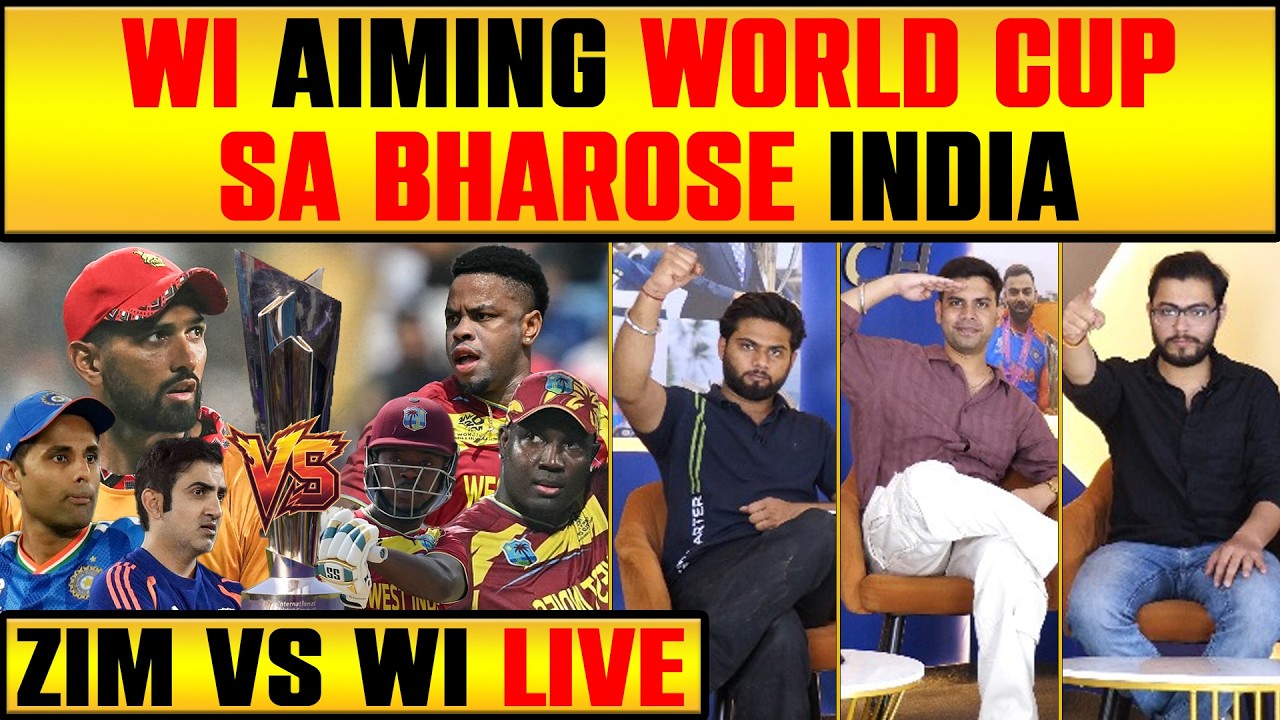 🔴WEST INDIES KA DABANG ANDAAZ &ndash; INDIA KI UMMEEDON PAR PAANI? #t20worldcup2026 #wivszim
