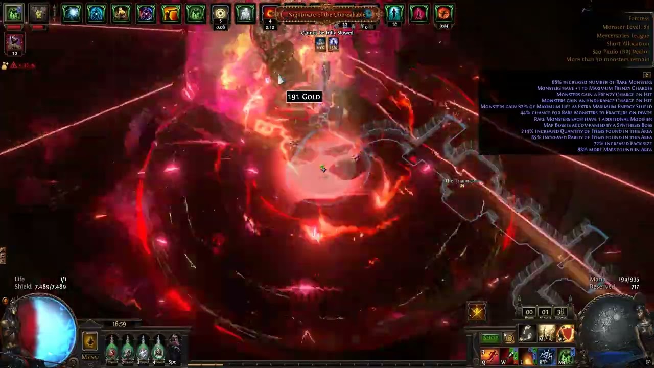 Poe 3.26 Cremation of exhuming Necro - T17 Fortress