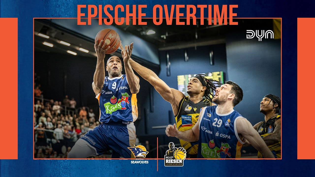 Highlights: ROSTOCK SEAWOLVES - MHP RIESEN Ludwigsburg (Saison 2025/26)easyCredit BBL|Dyn Basketball