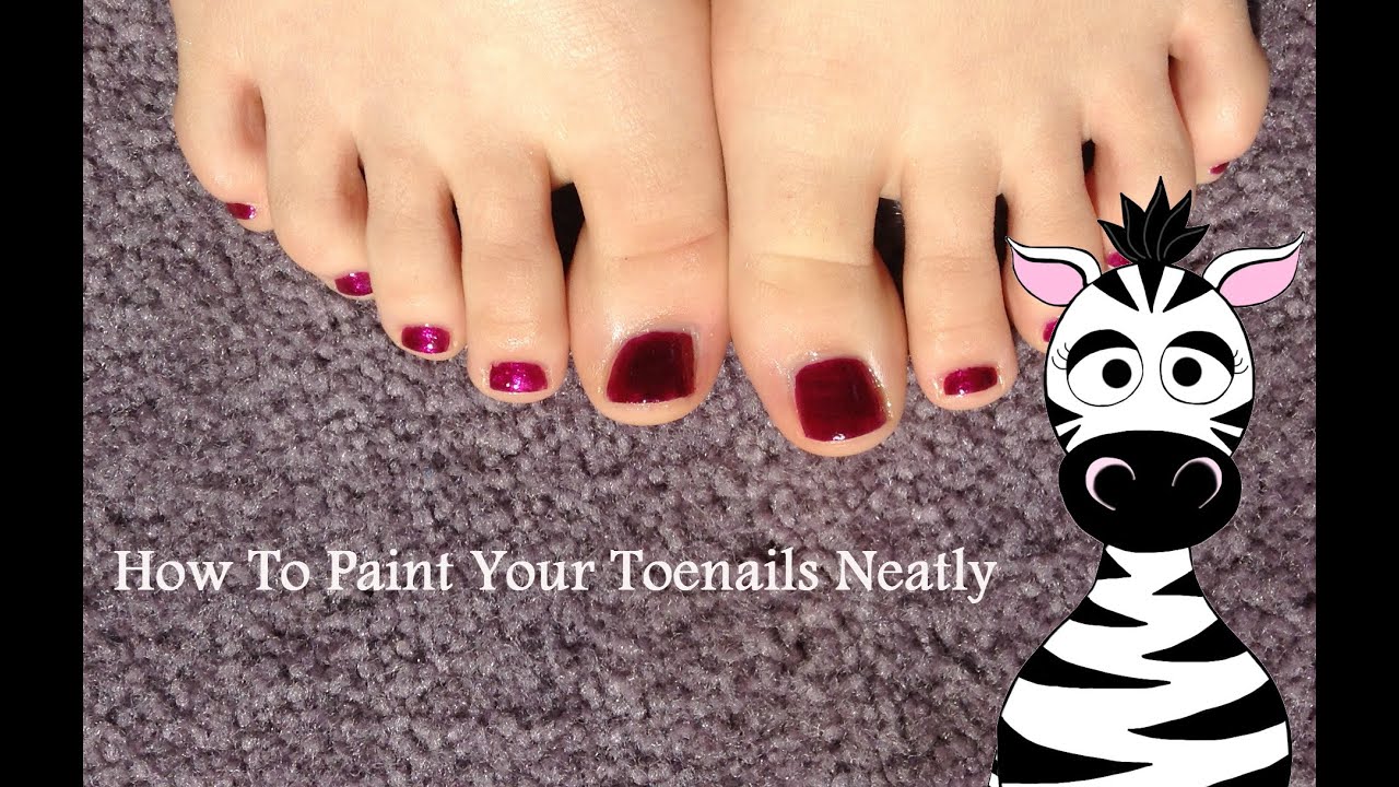 How to Paint Your Toenails Neatly