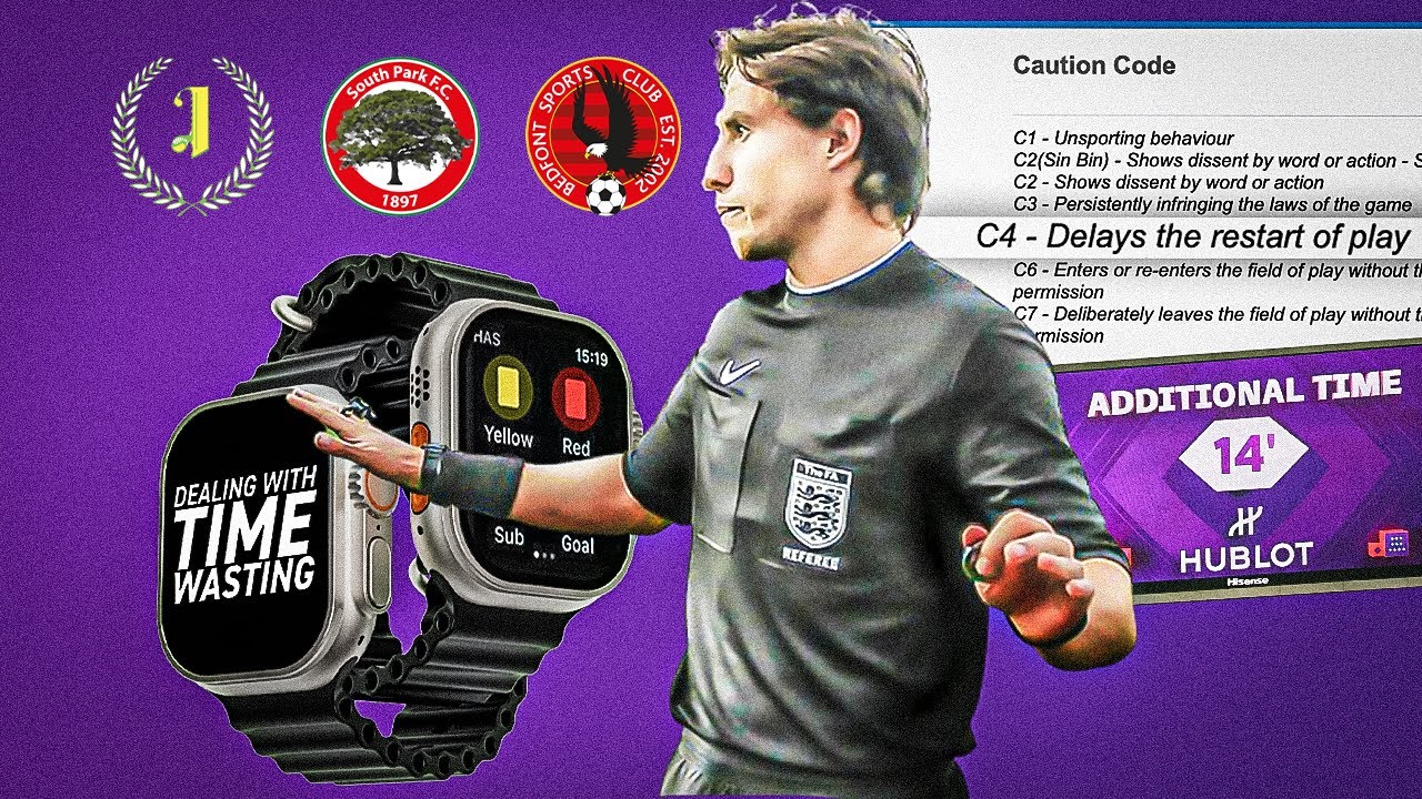 Deal with time wasting - referee vlog