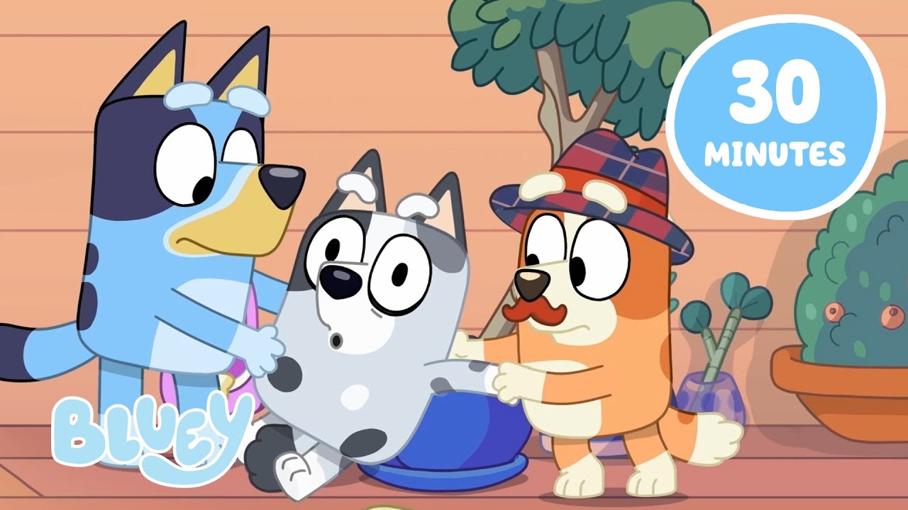 Bluey Outdoor Fun and Games ⭐️ ☺️ | Exciting Play with the Heelers | Bluey