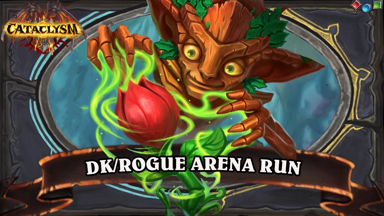 Everyone's Favorite Neutral Win Condition - DK/Rogue Hearthstone Dual Class Underground Arena Run