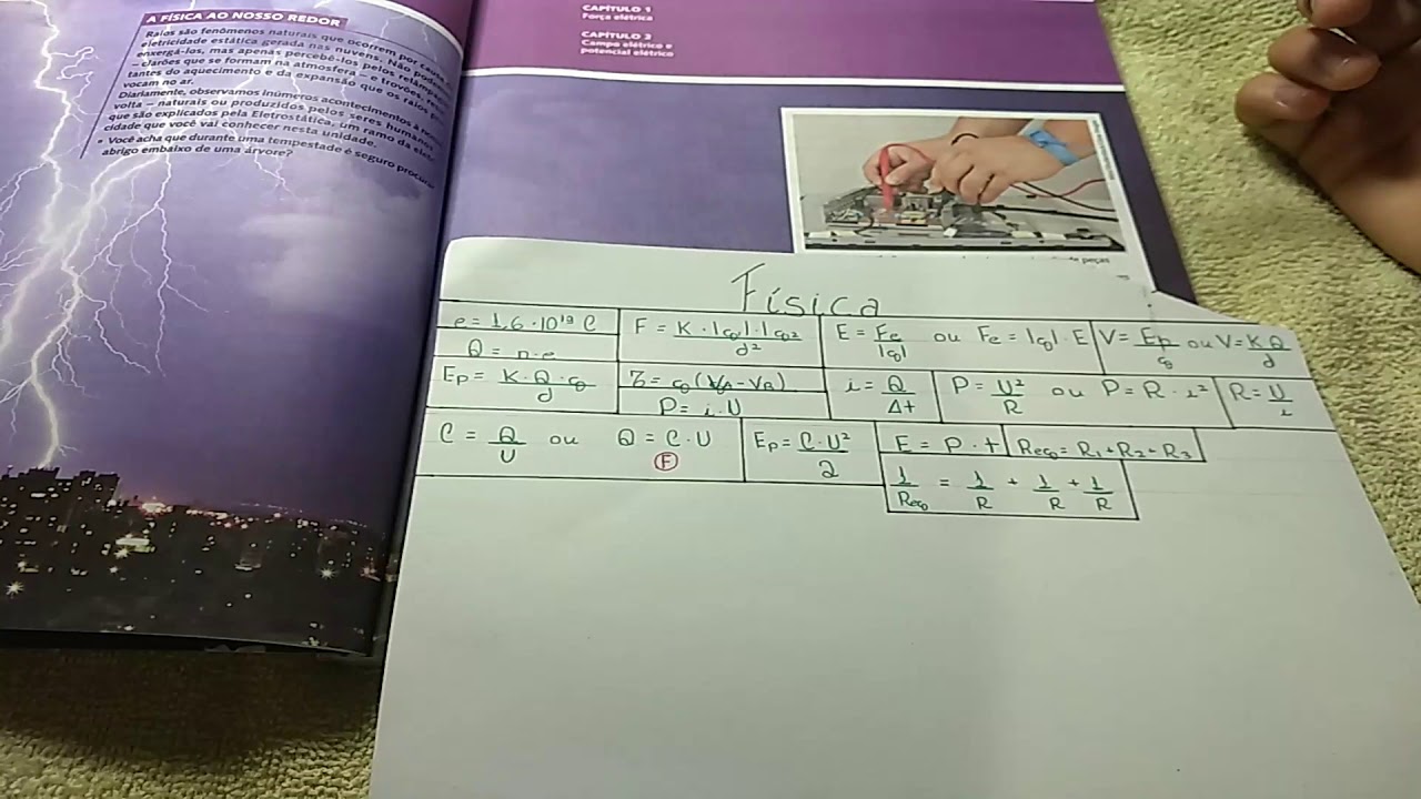 ASMR-Durma aprendendo f&iacute;sica(eletrodin&acirc;mica)-ENEM