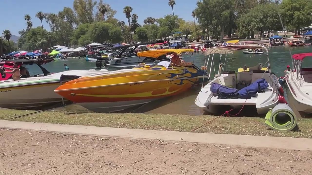 Celebrating on the 4th of July - Lake Havasu City Arizona  USA