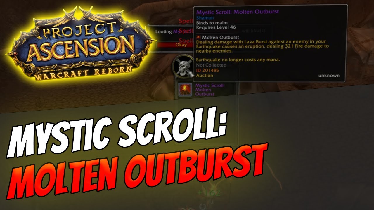 How to get Mystic Enchant: Molten Outburst | Shaman [Bronzebeard | Ascension Warcraft Reborn]
